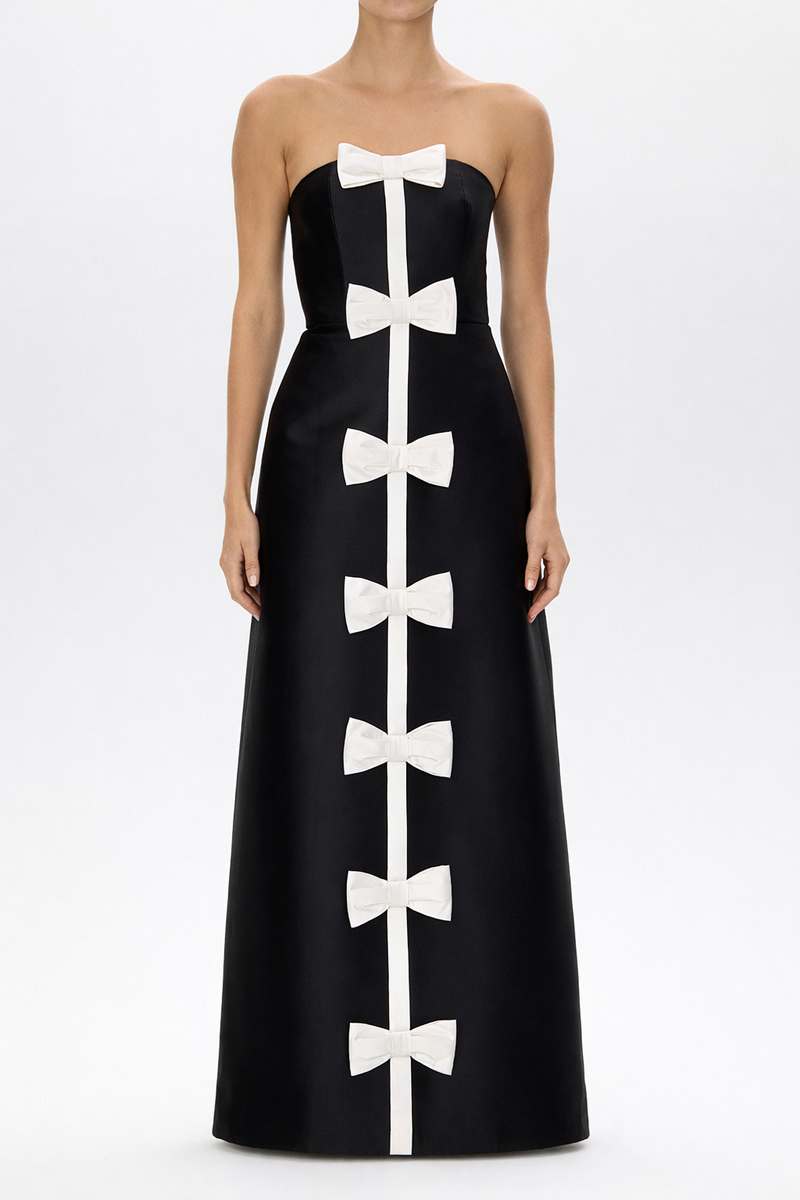 Chloe Silk and Wool A-Line Gown