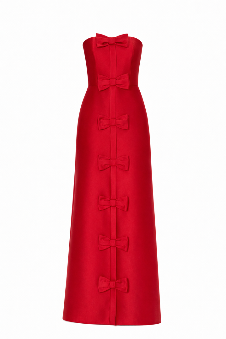 Chloe Silk and Wool A-Line Gown