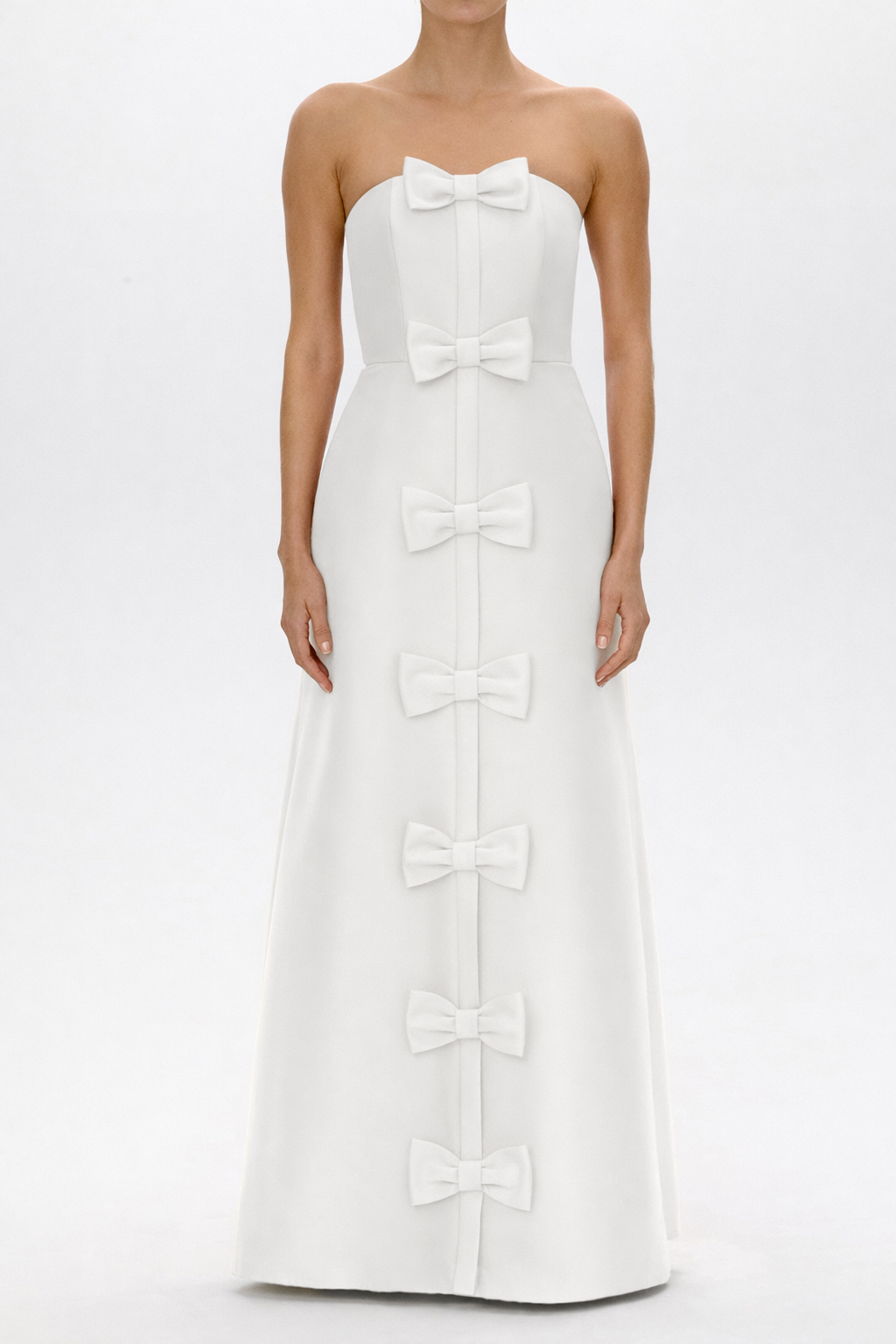 Chloe Silk and Wool A-Line Gown