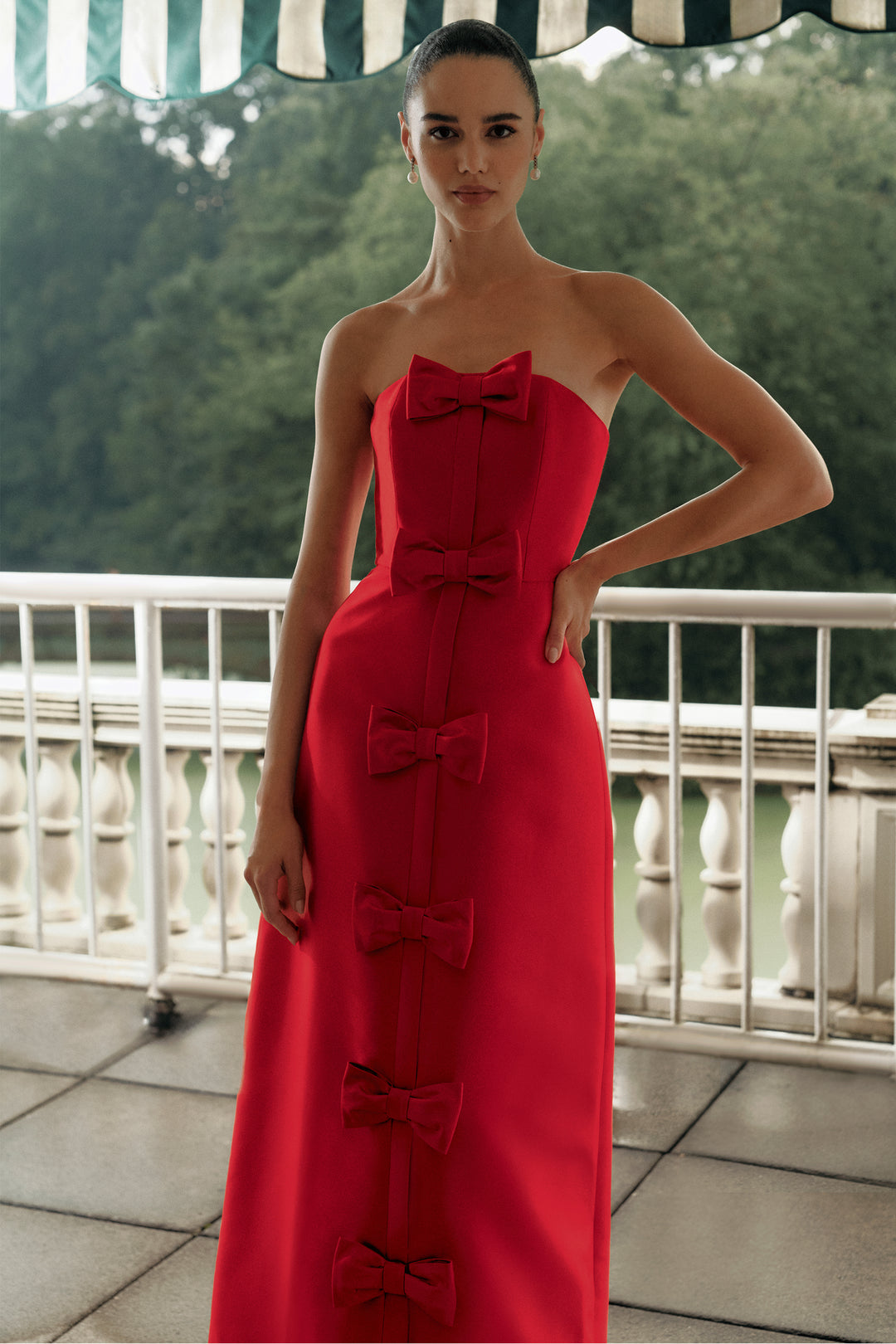 Chloe Silk and Wool A-Line Gown