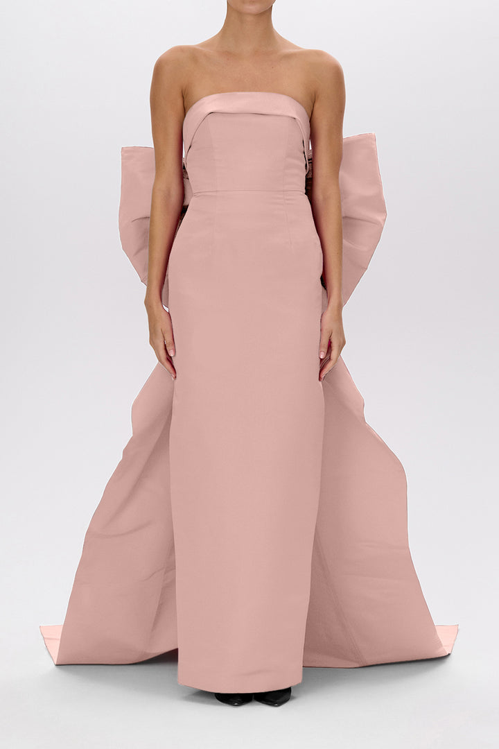 Colette Silk Faille Column Gown