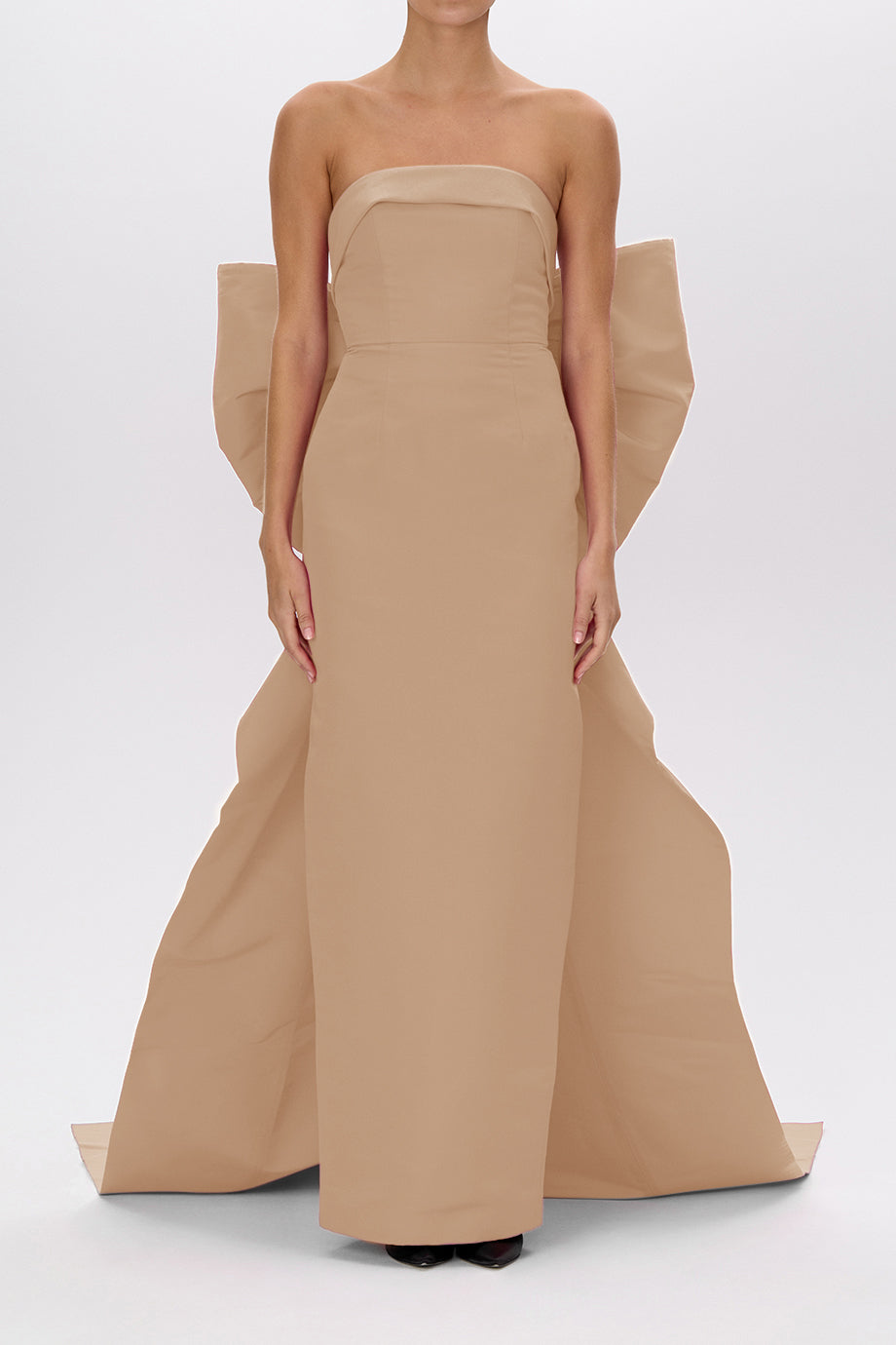 Colette Silk Faille Column Gown