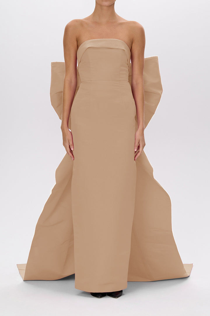 Colette Silk Faille Column Gown