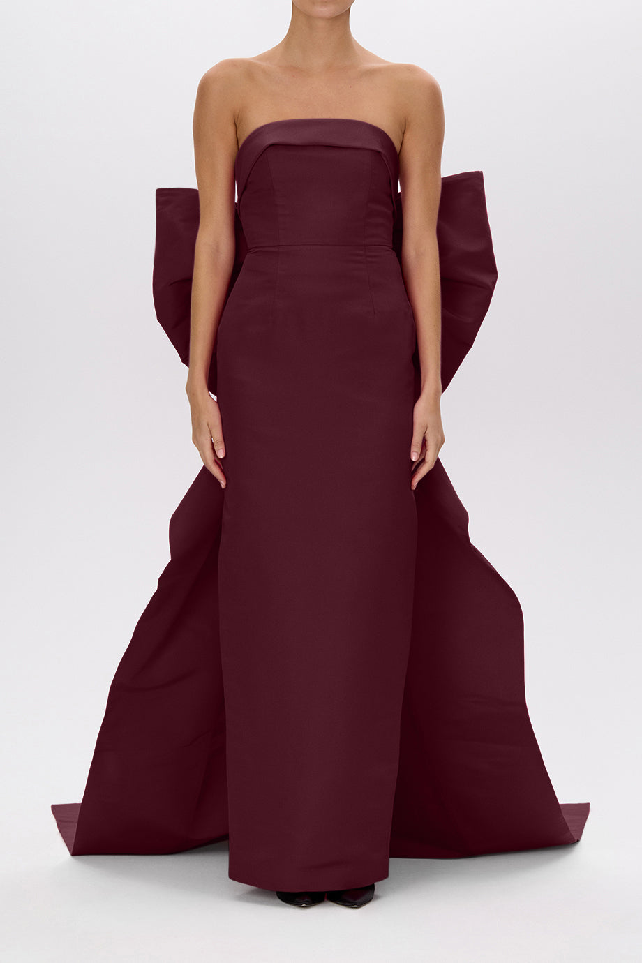 Colette Silk Faille Column Gown