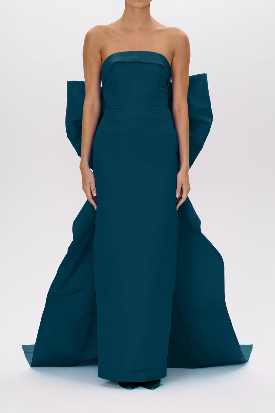 Colette Silk Faille Column Gown