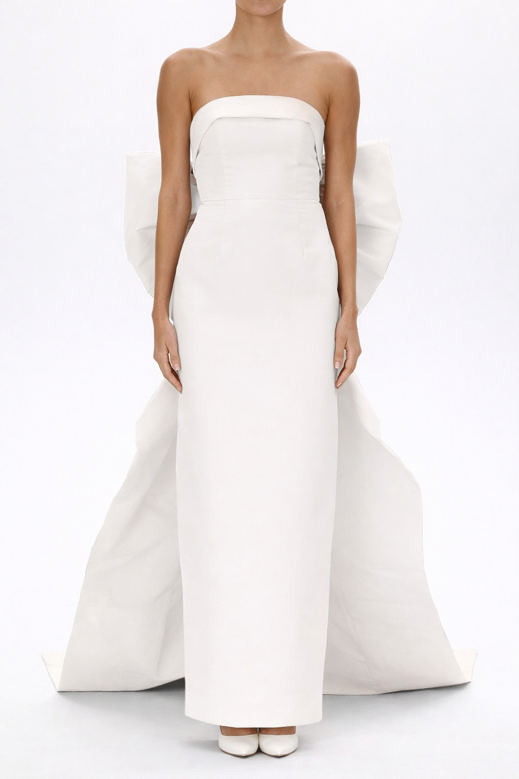 Colette Silk Faille Column Gown