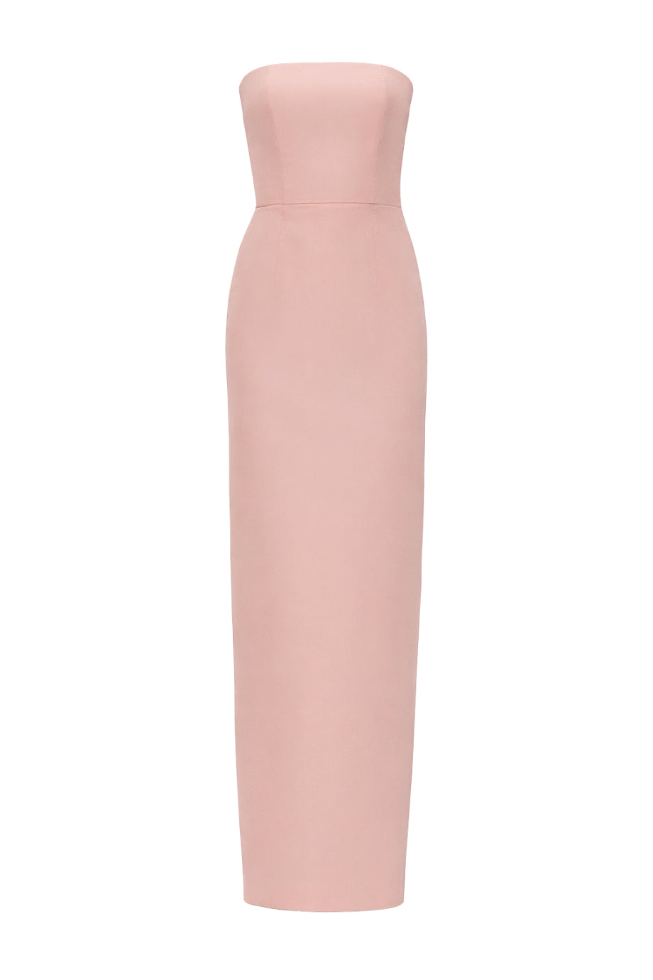 Elizabeth Silk Faille Strapless Column Gown