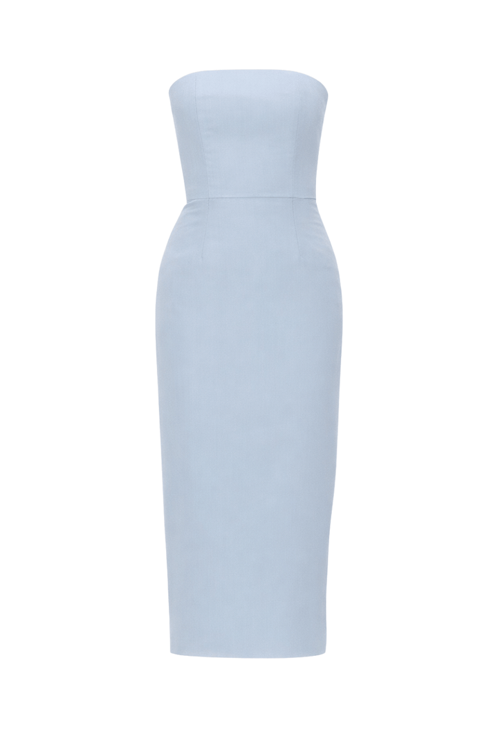 Elizabeth Silk Faille Midi Dress