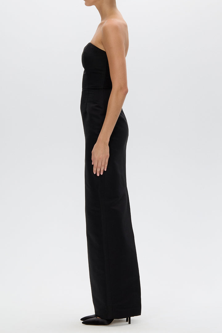 Elizabeth Silk Faille Strapless Column Gown