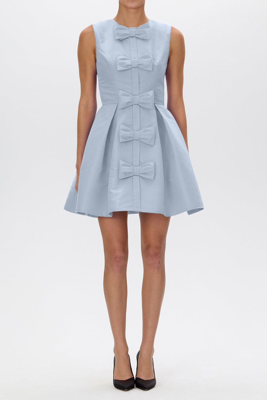 Eloise Silk Faille Mini Dress