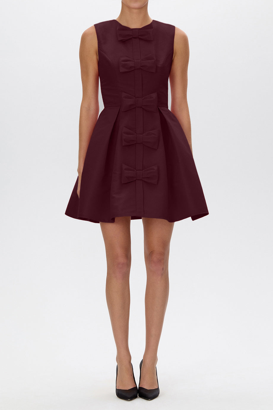 Eloise Silk Faille Mini Dress