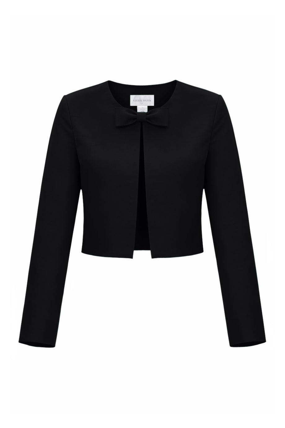 Emilie Silk Faille Bow Jacket