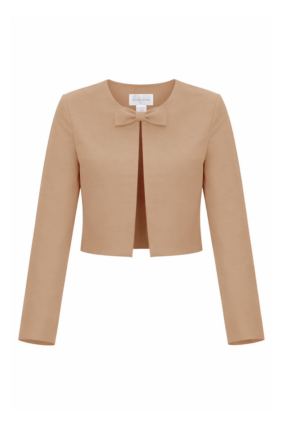 Emilie Silk Faille Bow Jacket