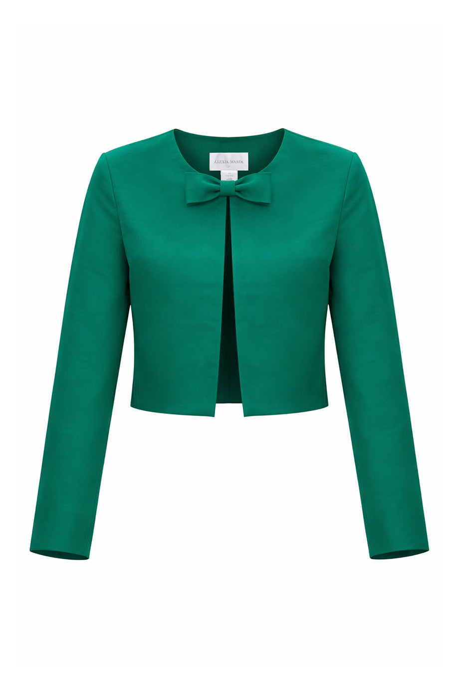 Emilie Silk Faille Bow Jacket