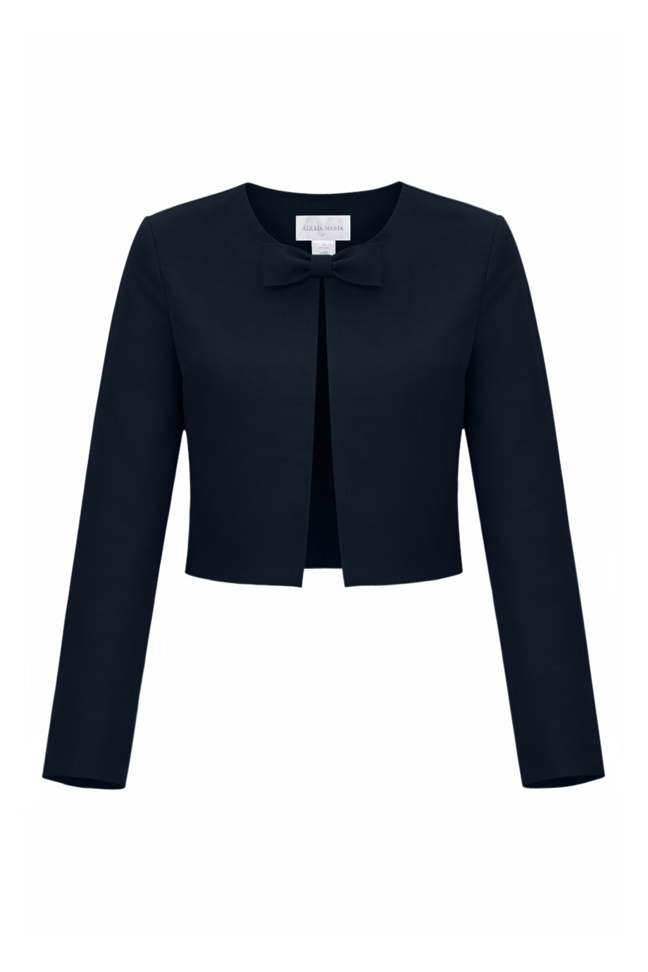 Emilie Silk Faille Bow Jacket