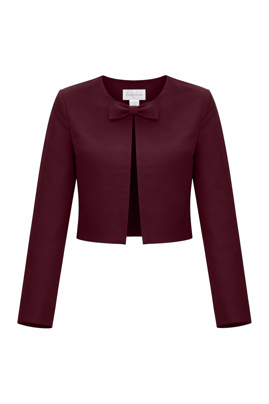 Emilie Silk Faille Bow Jacket