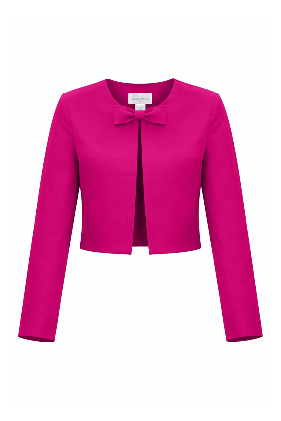 Emilie Silk Faille Bow Jacket