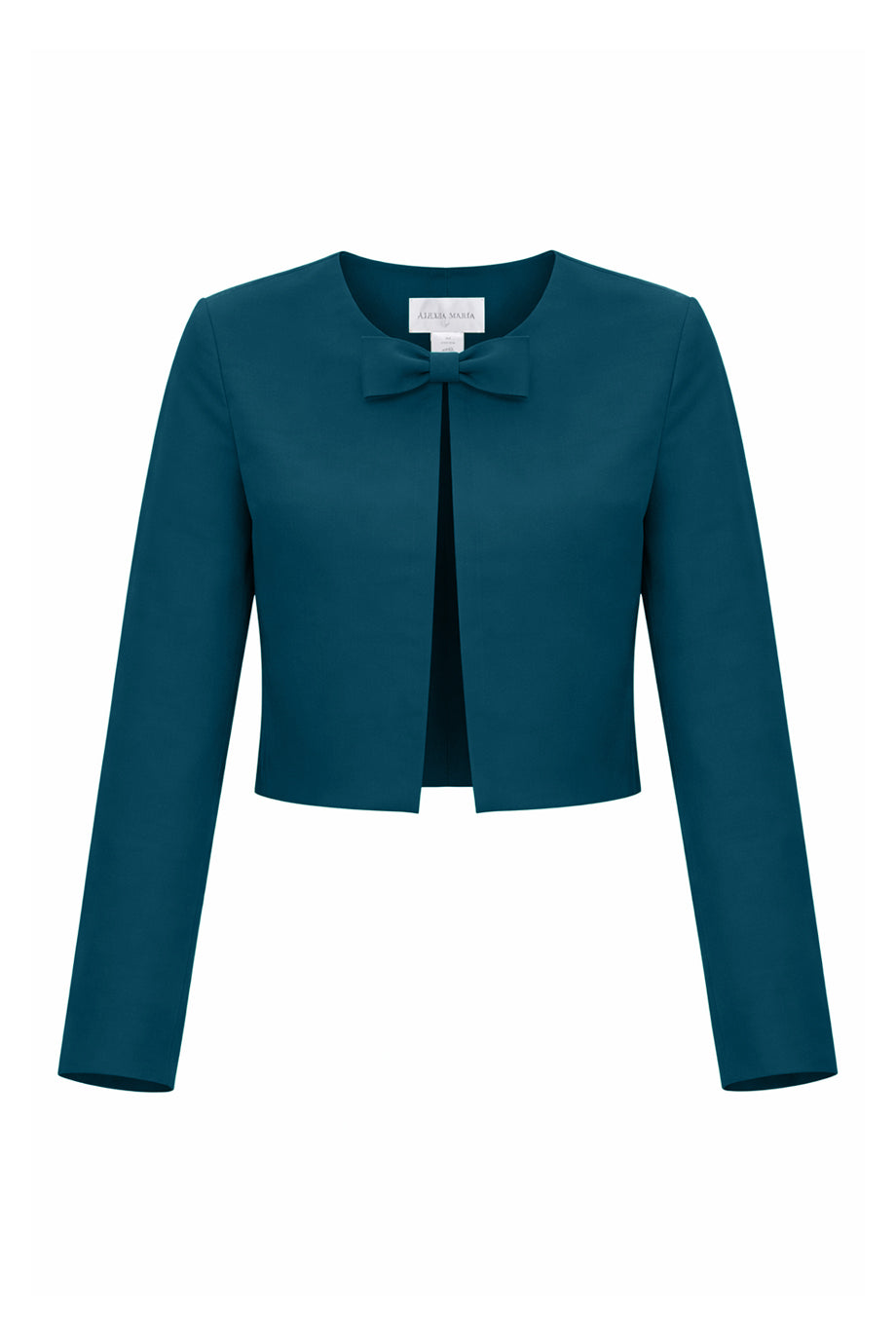 Emilie Silk Faille Bow Jacket