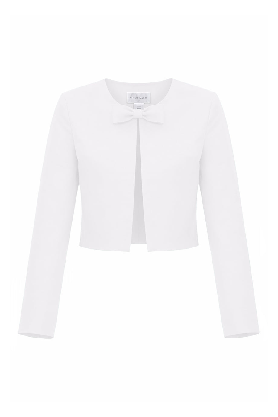 Emilie Silk Faille Bow Jacket