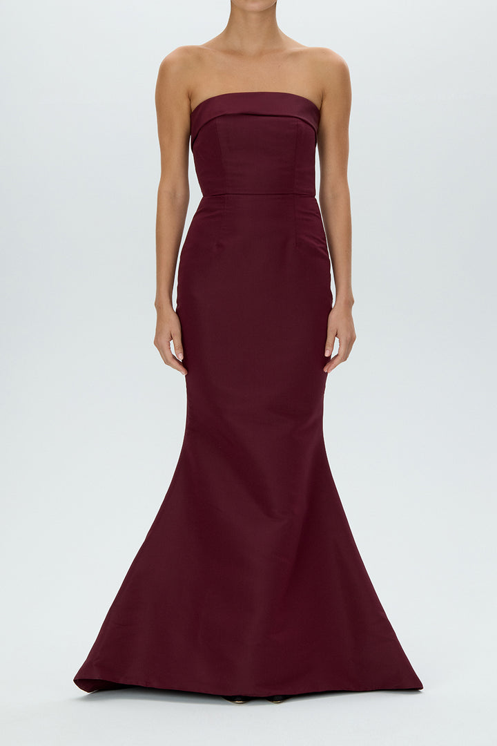 Evelyn Silk Faille Mermaid Gown