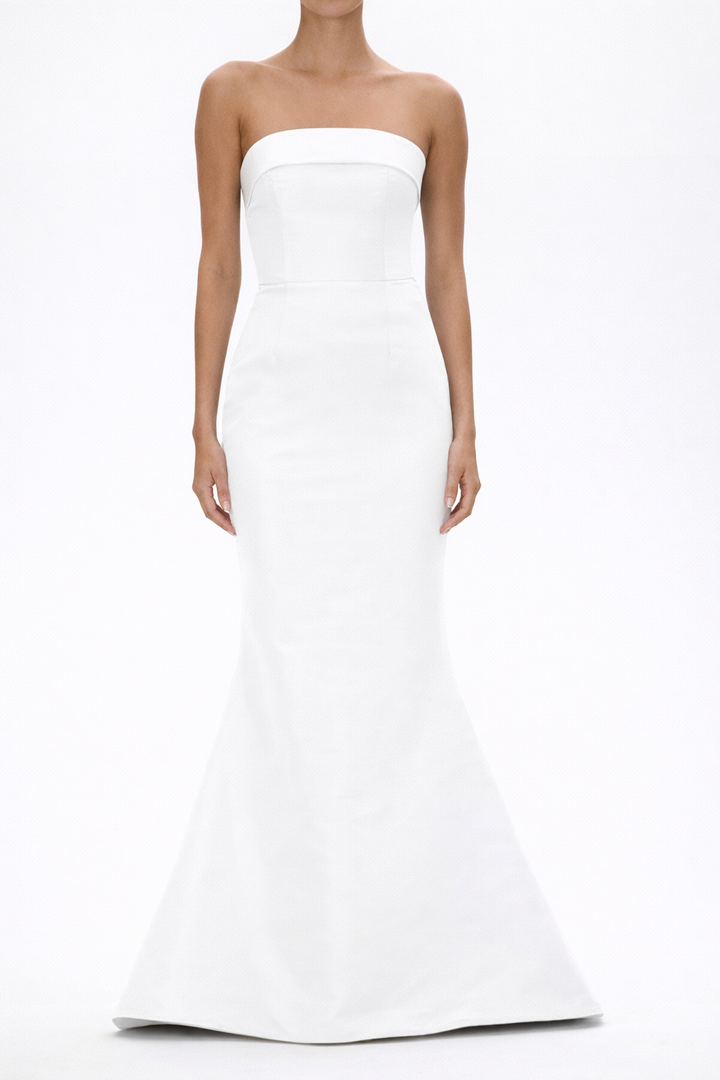 Evelyn Silk Faille Mermaid Gown