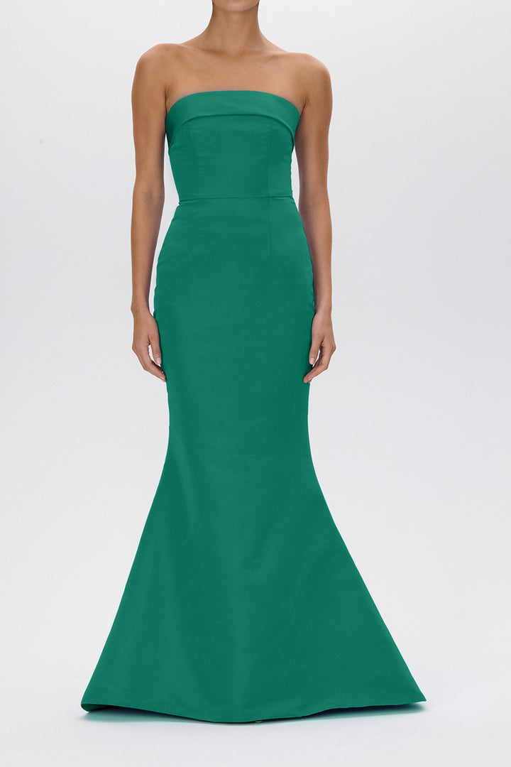 Evelyn Silk Faille Mermaid Gown