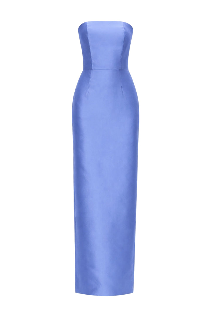 Juliette Silk and Wool Column Gown