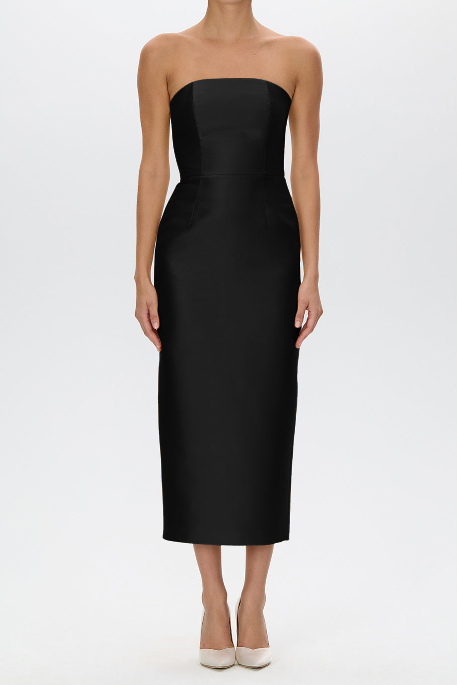 Juliette Silk and Wool Midi Dress