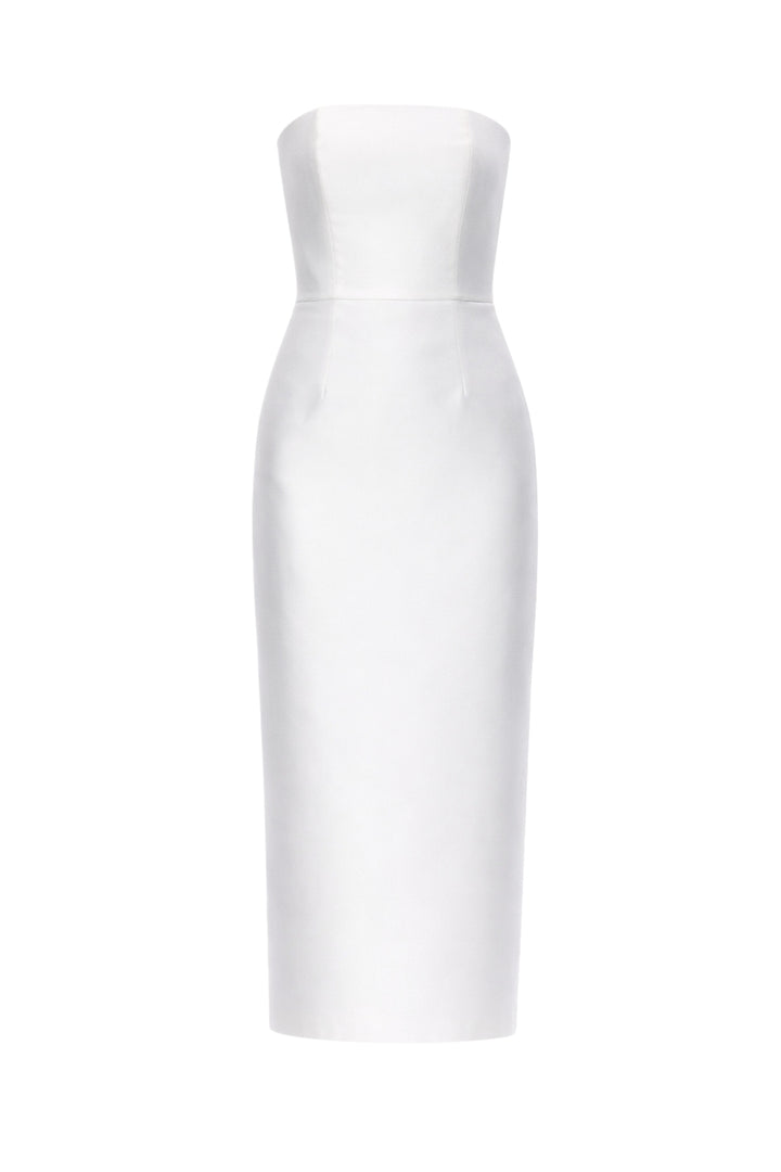 Juliette Silk and Wool Midi Dress