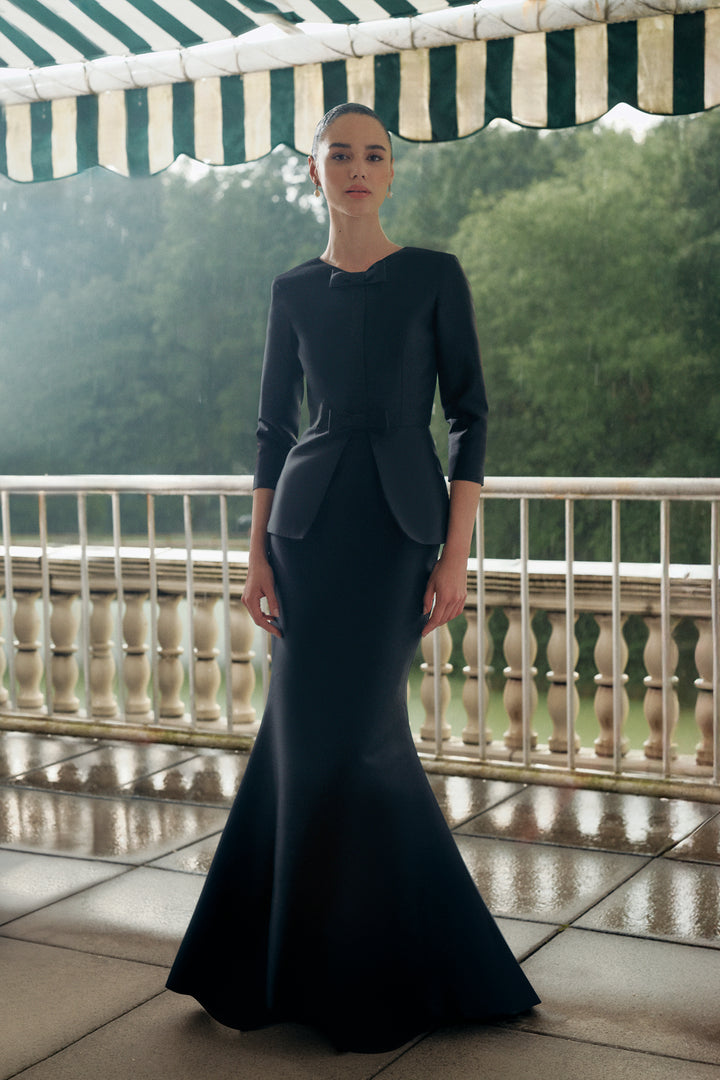 Marion Silk and Wool Mermaid Gown