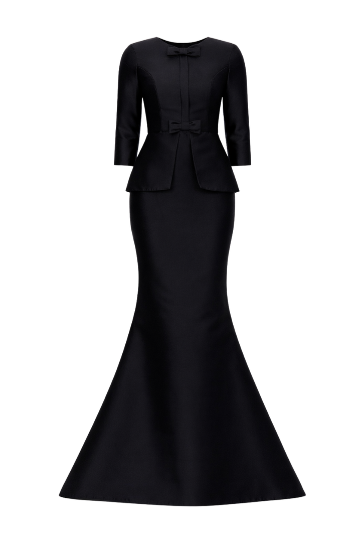 Marion Silk and Wool Mermaid Gown