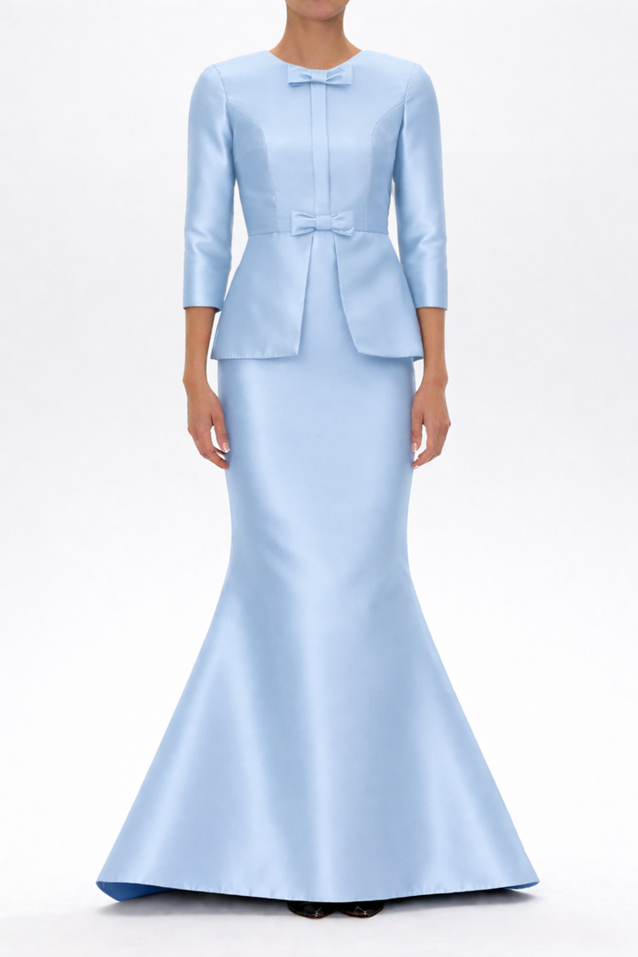 Marion Silk and Wool Mermaid Gown