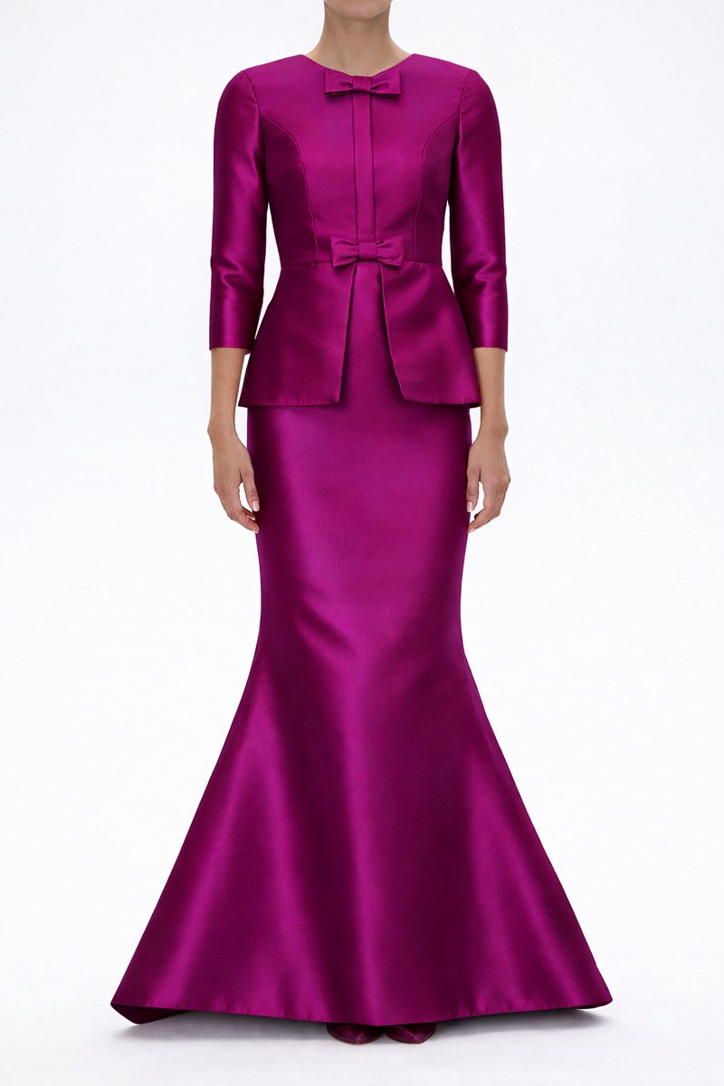 Marion Silk and Wool Mermaid Gown