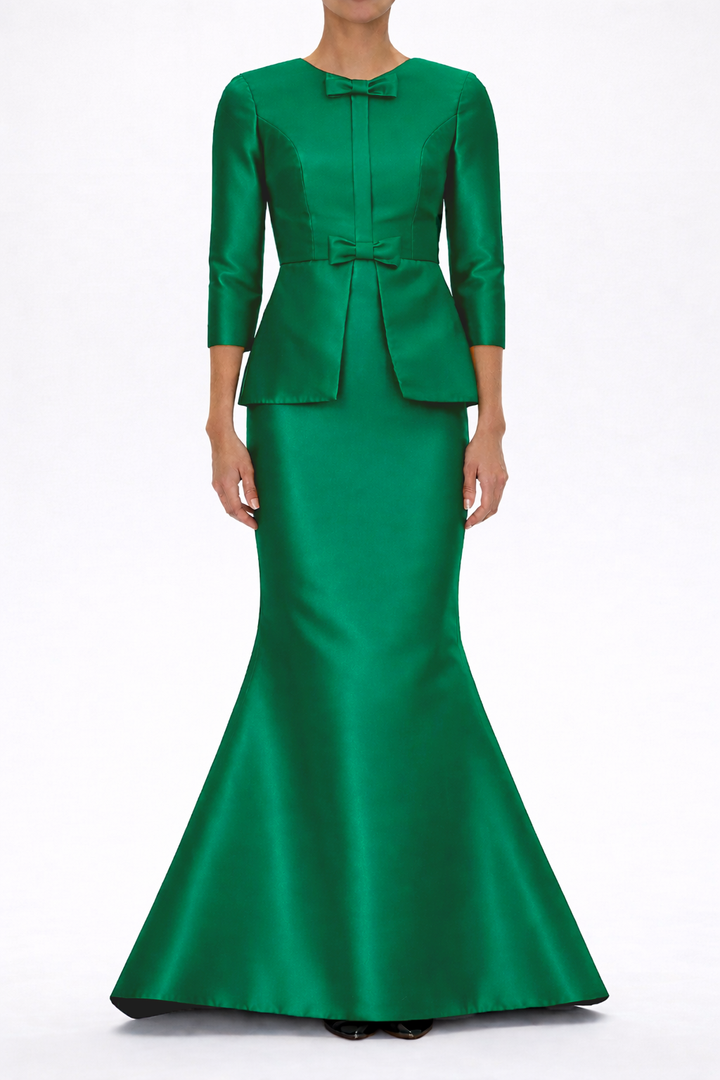 Marion Silk and Wool Mermaid Gown