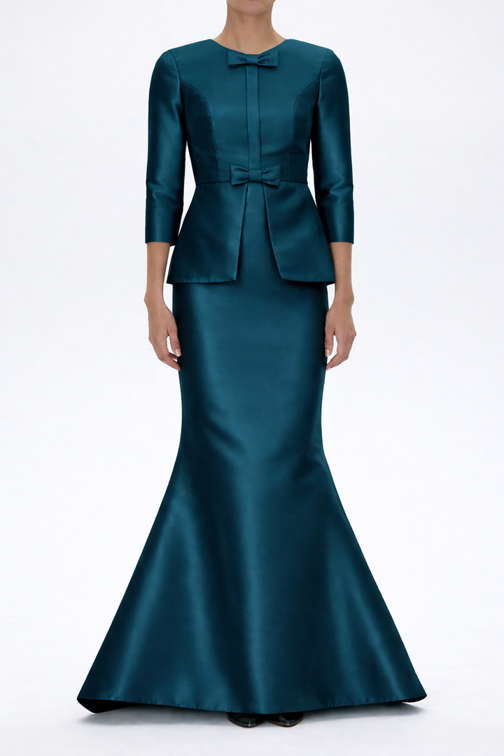 Marion Silk and Wool Mermaid Gown