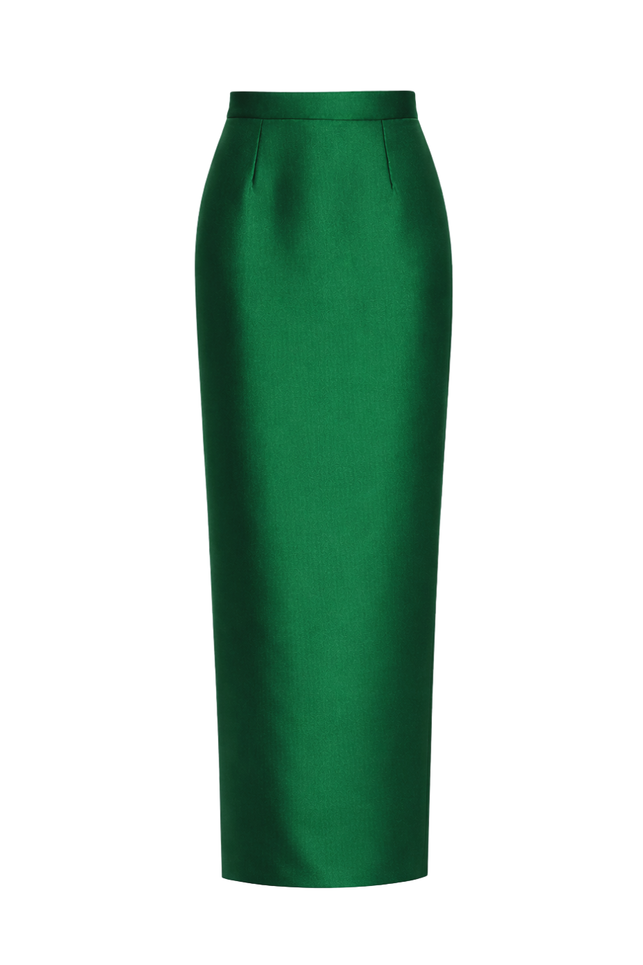 Silk and Wool Column Skirt