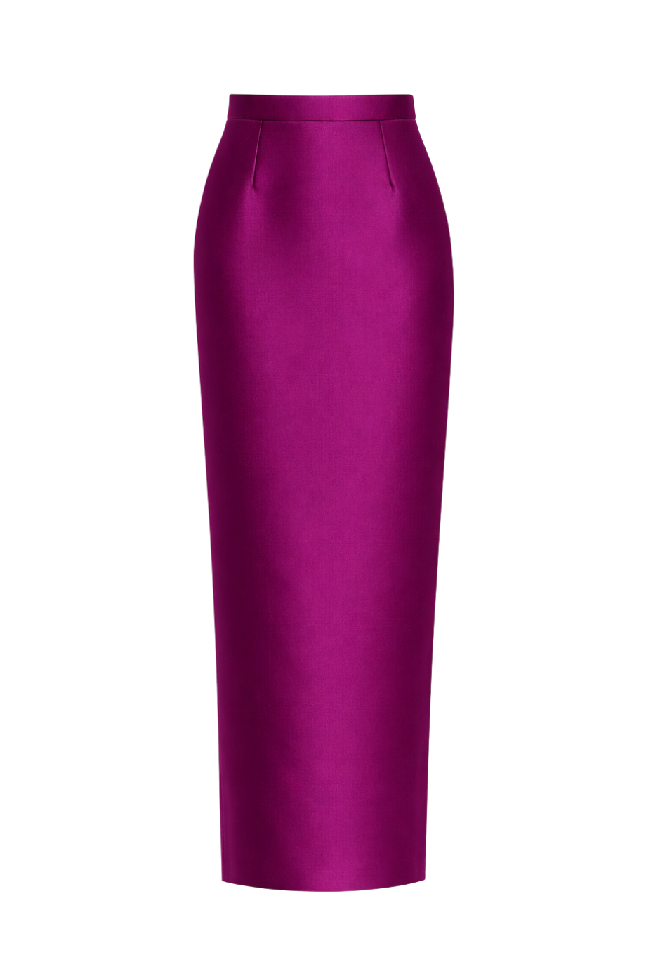 Silk and Wool Column Skirt