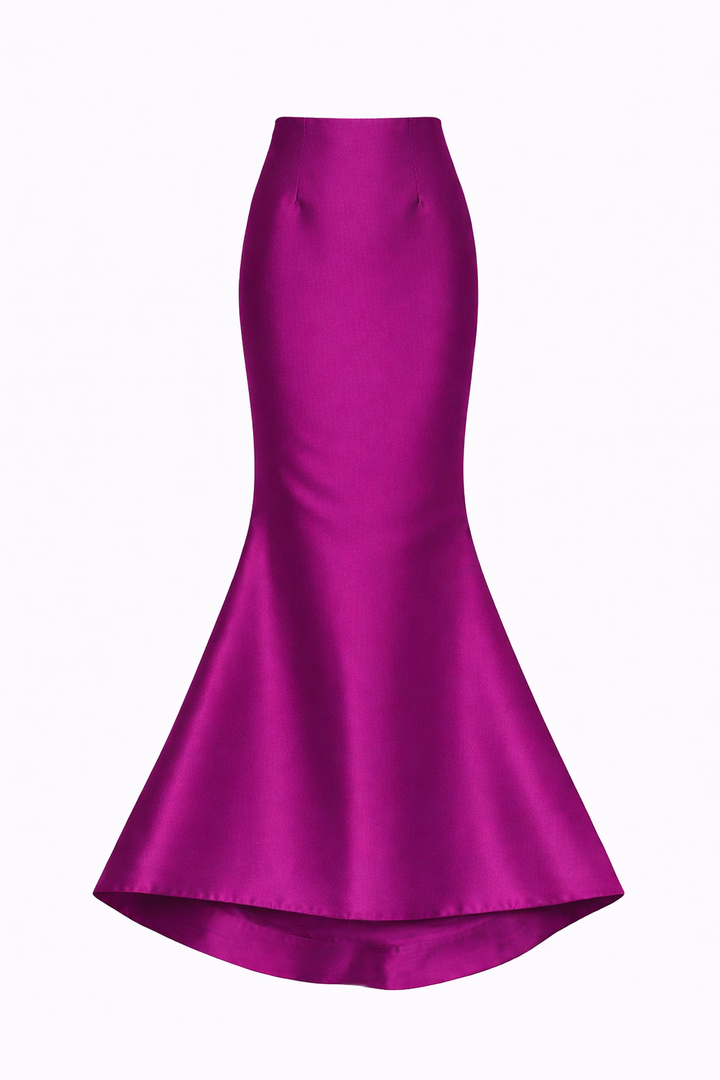 Silk and Wool Mermaid Skirt
