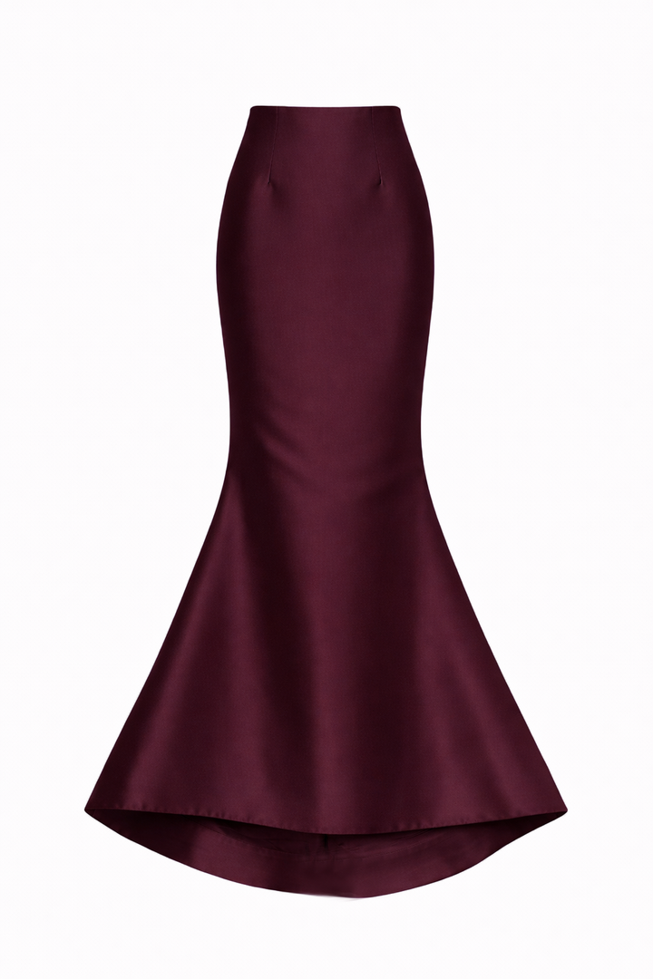 Silk and Wool Mermaid Skirt