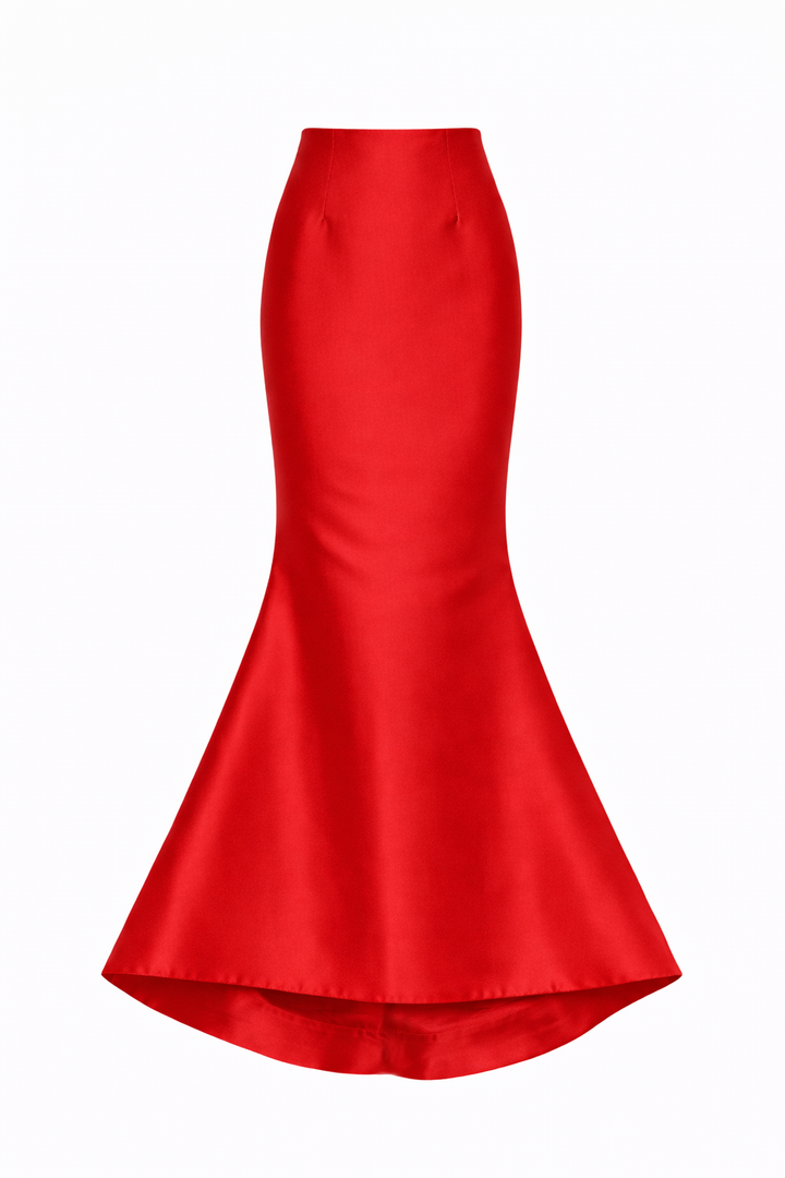 Silk and Wool Mermaid Skirt