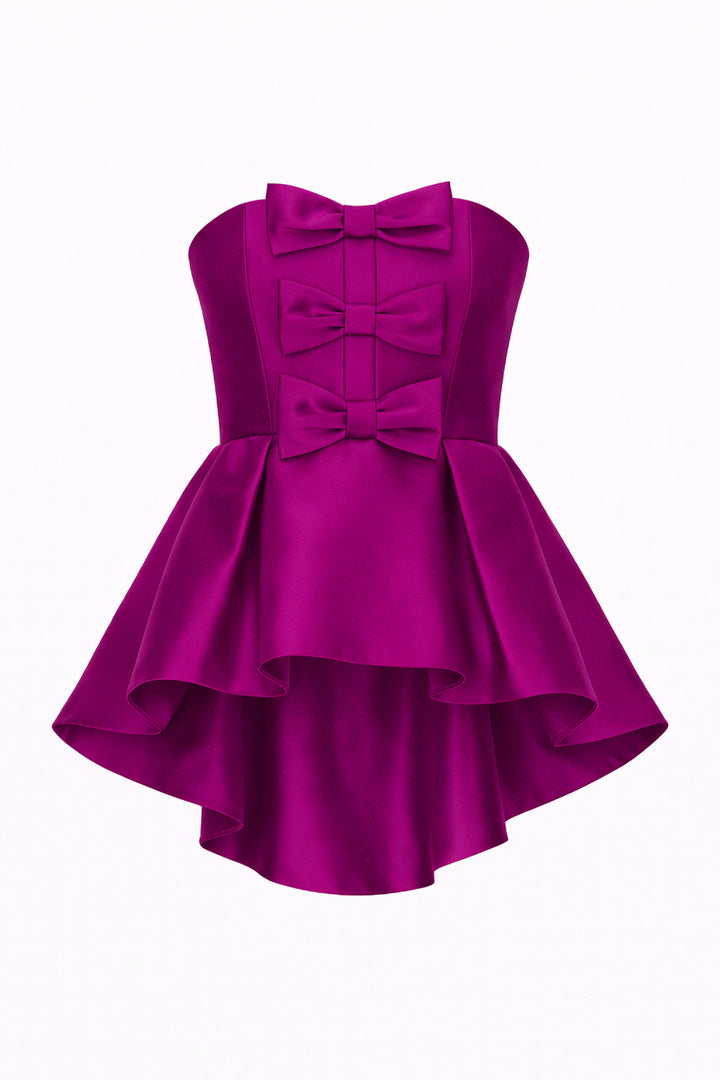 Stella Silk and Wool Peplum Top