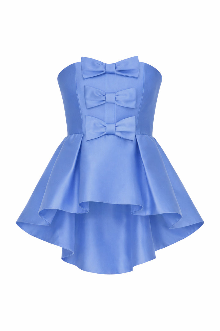 Stella Silk and Wool Peplum Top