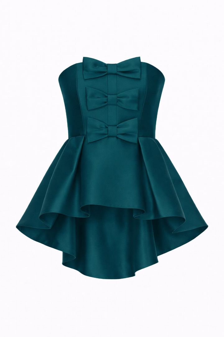 Stella Silk and Wool Peplum Top