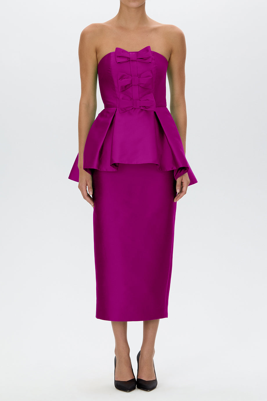 Stella Silk and Wool Midi Dress