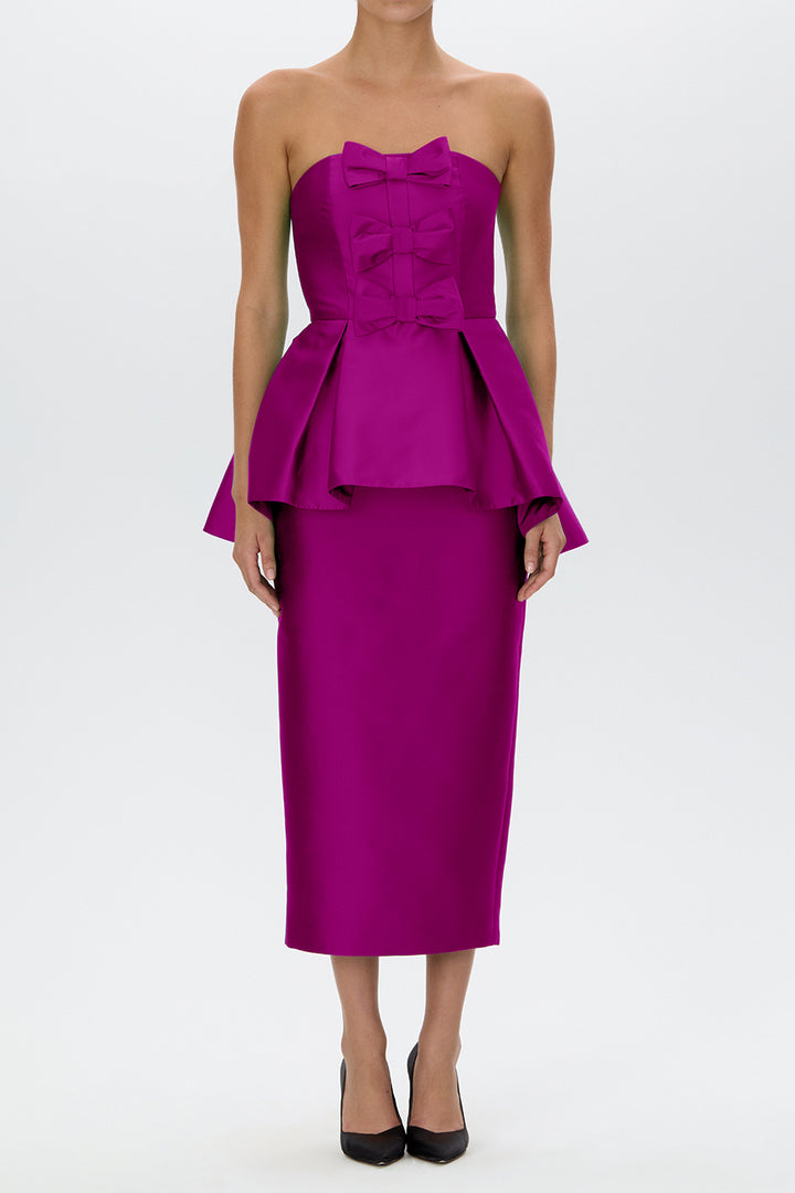 Stella Silk and Wool Midi Dress