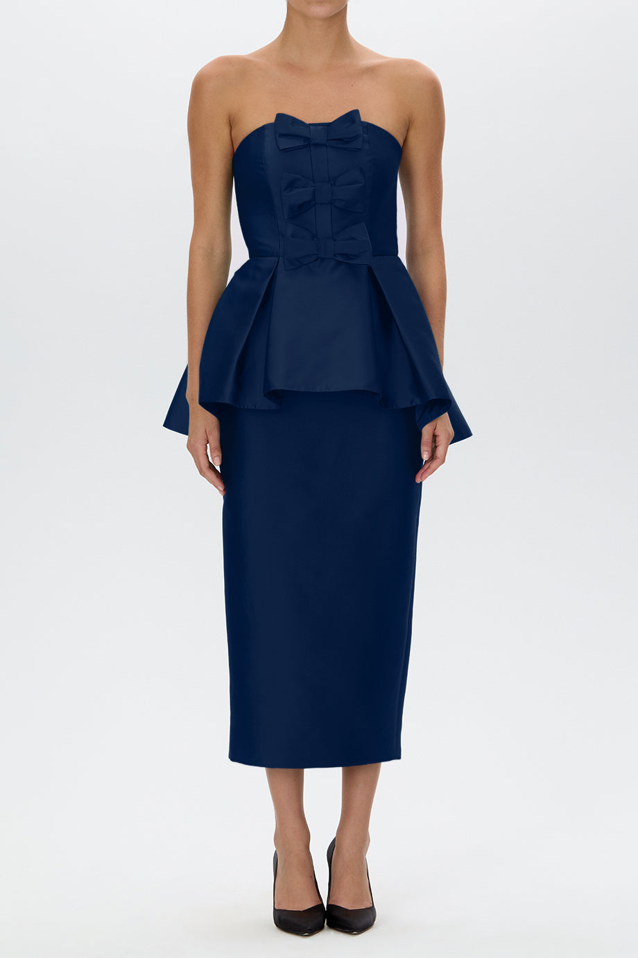 Stella Silk and Wool Midi Dress