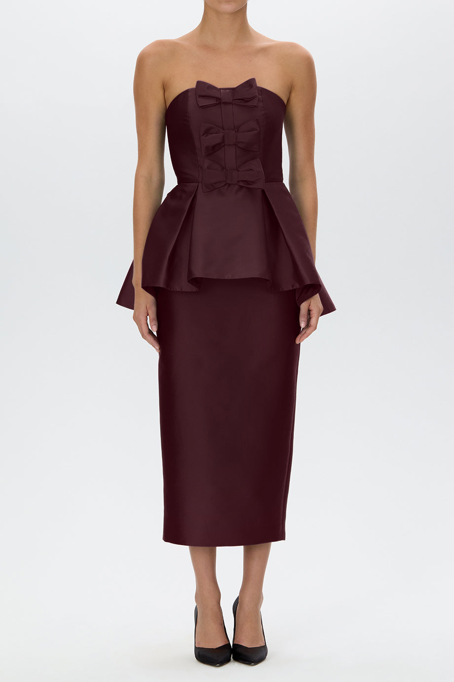 Stella Silk and Wool Midi Dress