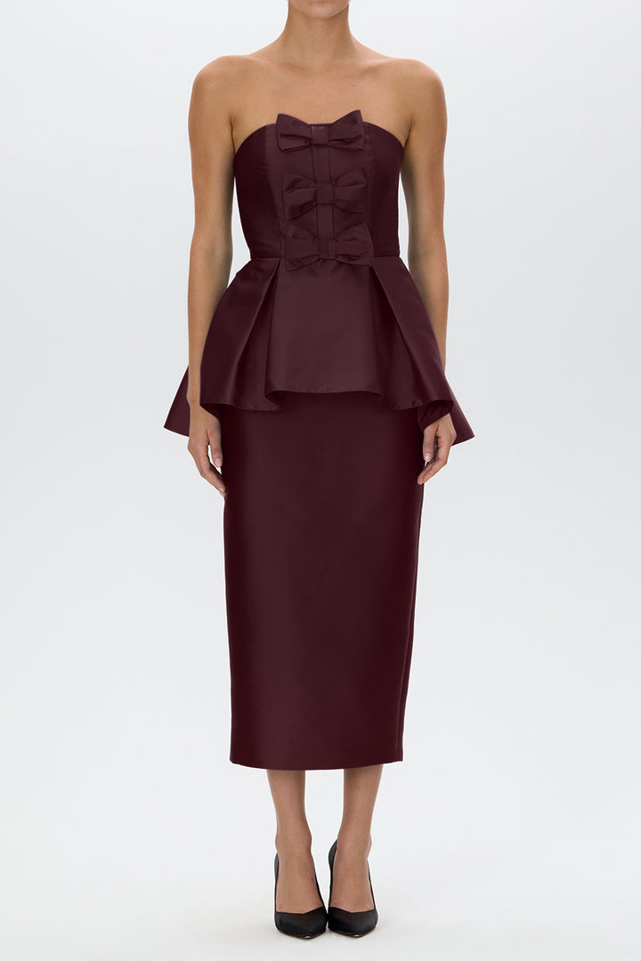 Stella Silk and Wool Midi Dress