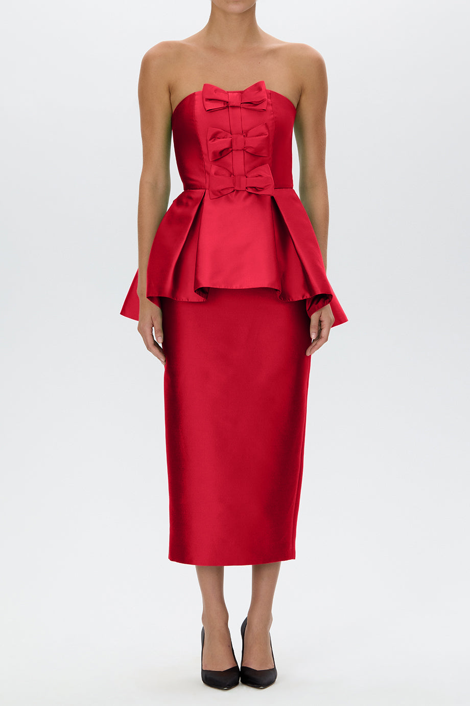 Stella Silk and Wool Midi Dress