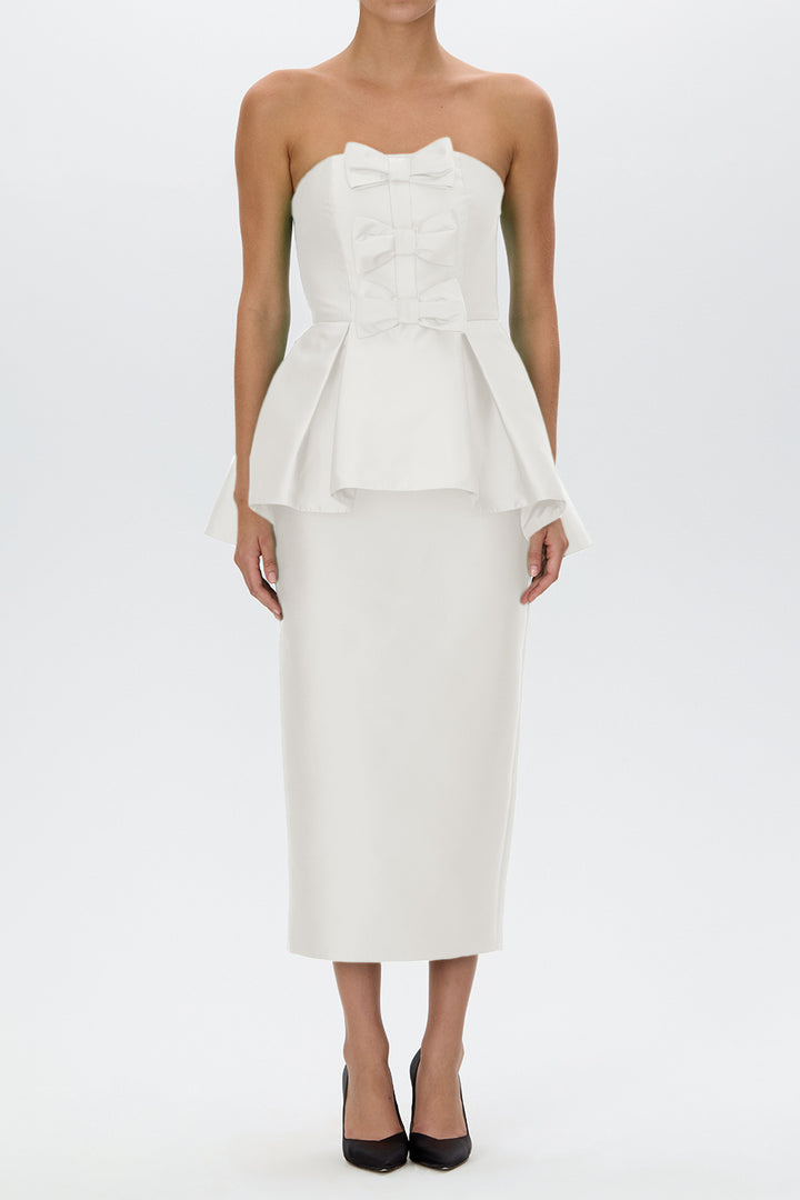 Stella Silk and Wool Midi Dress